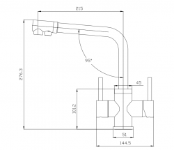 Смеситель 5003H